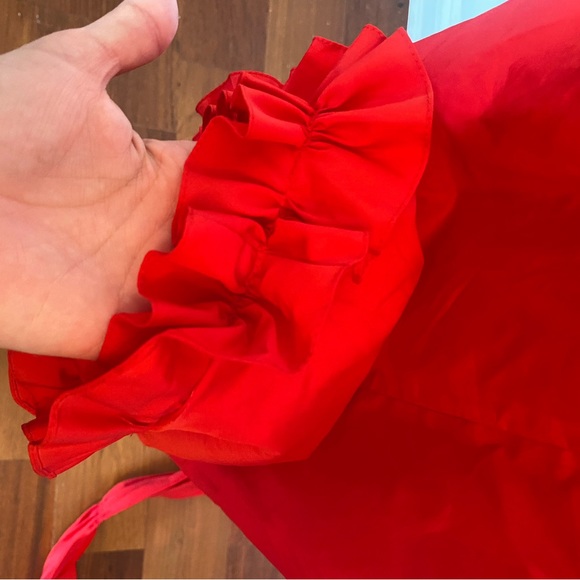 AMAZING VTG CAROL GOWNS BY MR WALTERS RED PROM DRESS 1980’S - Picture 10 of 10